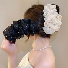 Creative and Colorful Hair Accessories Big Bow Starry Clip for Unique Styles