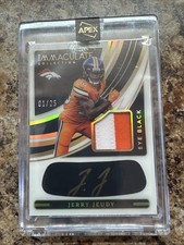 2022 Panini Immaculate Collection Immaculate Eye Black Jersey Jerry Jeudy 1/25