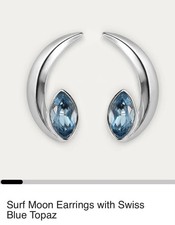 A Pair of Rachel Galley Earrings. Inspired by A Crescent Moon. Brand New