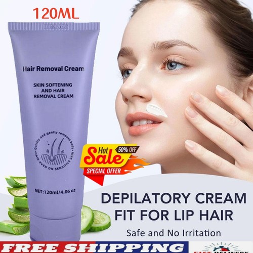 Permanent Hair Removal Cream Painless Stop Hair Growth Inhibitor Remover Smooth - Picture 2 of 11