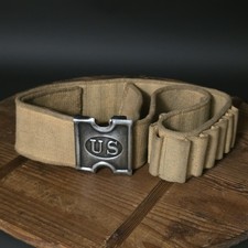 U.S. Canvas Cartridge Belt   Indian Wars Spanish-American War Style