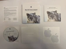 VTG APPLE MC223Z/A MAC OS X SNOW  LEOPARD VER  10.6 INSTALL DVD  + RETAIL BOX
