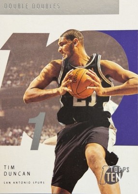 2002-03 Topps Top 10 TIM DUNCAN San Antonio Spurs