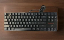 Redragon K552-KR KUMARA LED Backlit Mechanical Gaming Keyboard Wired (used) B