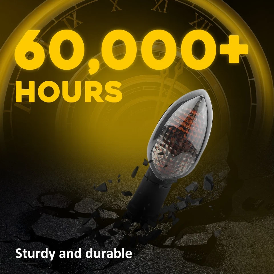 Front/Rear Turn Signal Light Indicator Lamp For YAMAHA YZF- R25 R3 R15 R1 R6 12V - Image 4 of 4