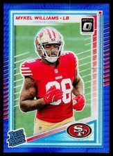 2025 Donruss Optic #210 Mykel Williams Blue Hyper