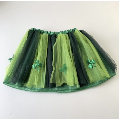 Tulle Shamrock Appliqué Skirt One Size - Picture 2 of 9