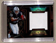2019 Panini Obsidian Volcanic Material Josh Jacobs /50 #VM-9