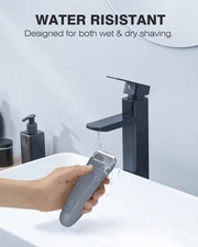 MANSPOT Manscape Groin & Body Hair Trimmer for Men, Electric Ball Trimmer Pubic