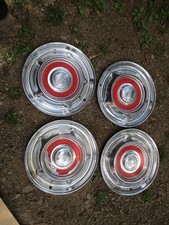 Vintage 1958 Factory Oldsmobile Dynamic 88 98 Fiesta Wheel Covers Hubcaps 14