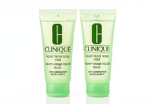 2 Clinique Liquid Facial Soap Mild Dry Combination 1.7oz /50ml 100ml NEW