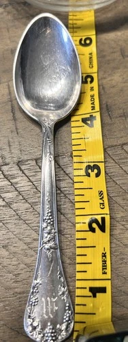 Vintage Reed &  Barton Sterling Silver “Grape” Pattern Teaspoon – 6 Inch