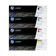 Open Box HP 201A 4-Pack Original LaserJet Toner Cartridge, CF400AMB