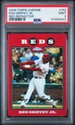 2008 Topps Chrome #152 Ken Griffey Jr. Red Refractor /25 PSA 9 MINT