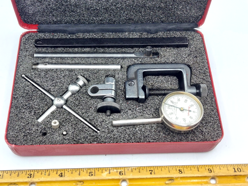 Starrett Universal Back Plunger Dial Test Indicator No196 Vintage #196 *READ* - Picture 13 of 13