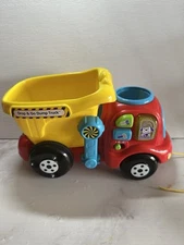 VTech Drop and Go Dump Truck Red truck Only No Balls WORKS Ship Original