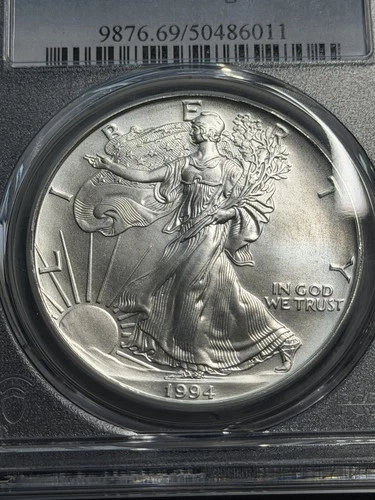 1994 $1 American Silver Eagle PCGS MS69 ASE  Bullion BETTER DATE!!! Stunner