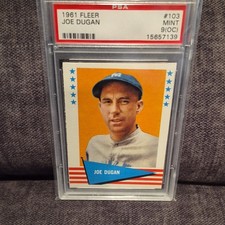Fleer 1961 Joe Dugan #103 Base Set Rookie PSA 9 New York Yankees MLB Baseball