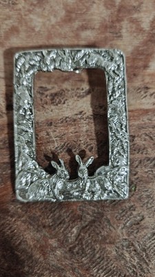 Vintage Arthur Court Silver Bunny Rabbit Frame 