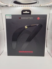Monster Boomerang Neckband Bluetooth Speaker Neck Wireless Wearable Stereo Sound