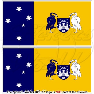 AUSTRALIAN CAPITAL TERRITORY Canberra Flag ACT Australia Stickers Decals 75mm x2
