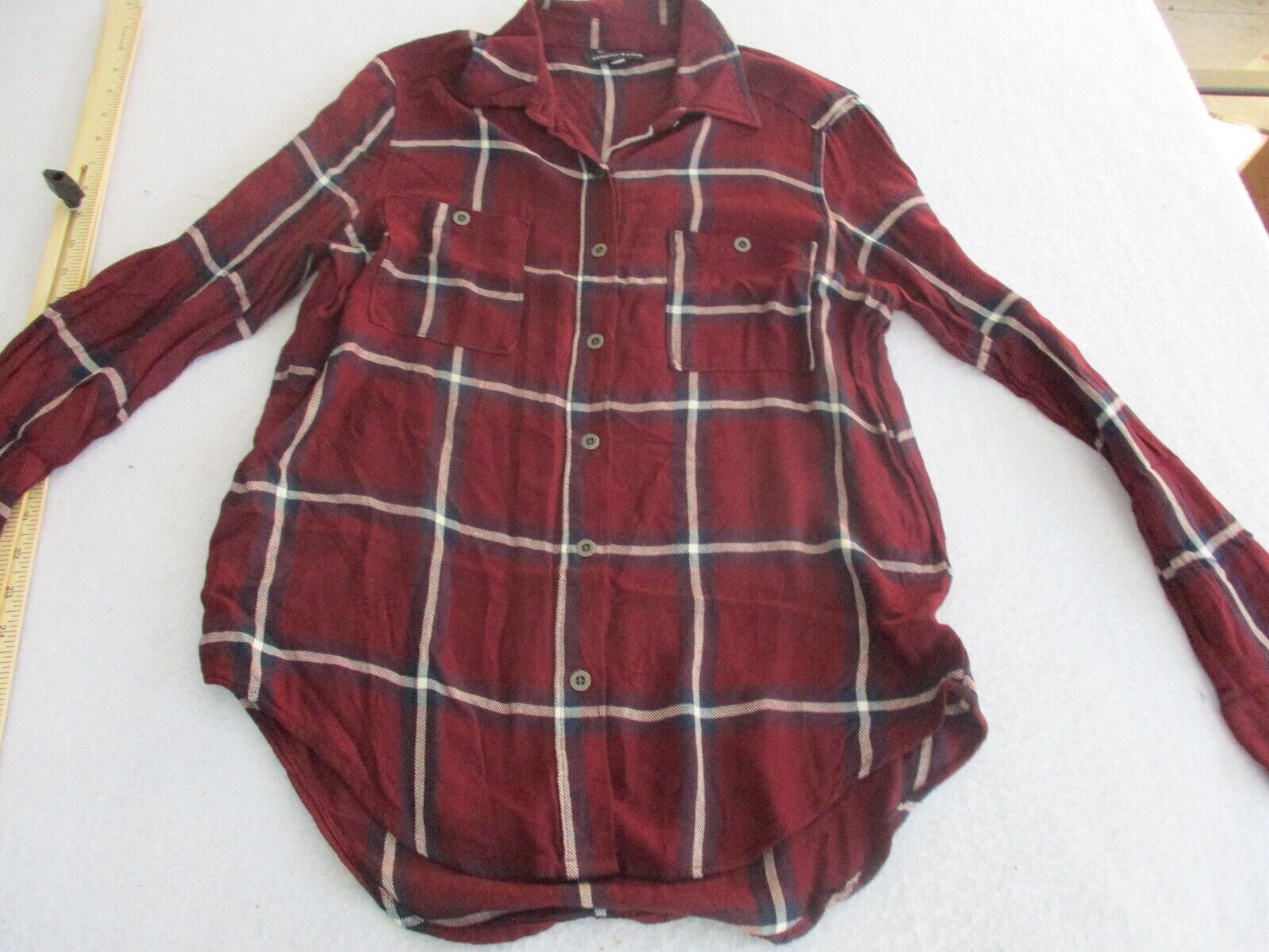 kendall and kylie Blouse button up Shirt sz s - image 1