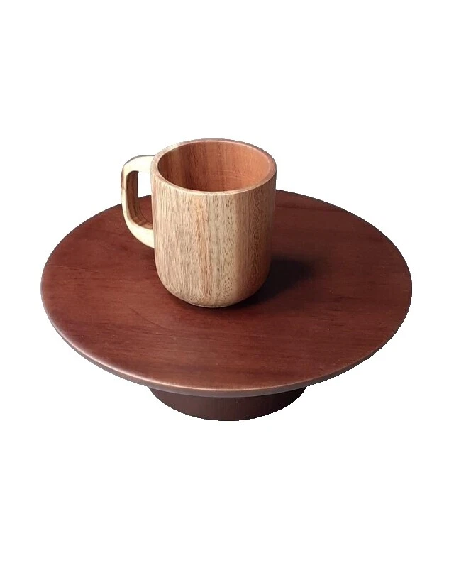 Wooden Brown Coffee Mugs