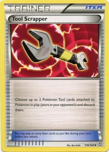 Tool Scrapper 116/124 Pokemon Dragons Exalted Uncommon Trainer Card NM