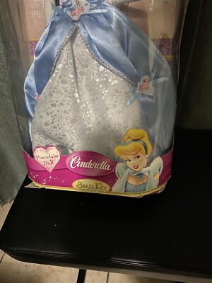 Disney Princess Cinderella Brass Key Porcelain Doll 25th 