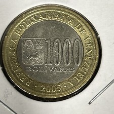 Venezuela 1000 Bolivares 2005 Coin
