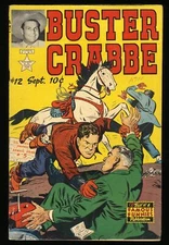 Buster Crabbe #12 VG- 3.5 Final Issue! Eastern Color