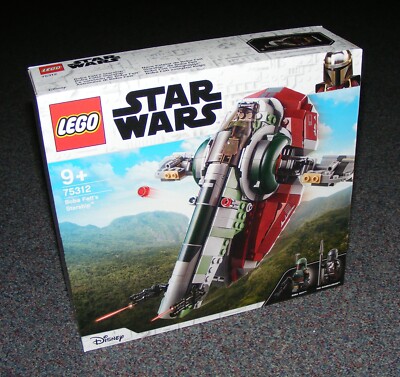 STAR WARS LEGO 75312 BOBA FETT'S STARSHIP BRANDNEU VERSIEGELT