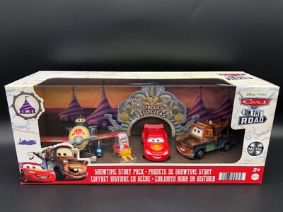 Disney Pixar Cars ShowtIme Story 4 Pack Circus Velocitas On the