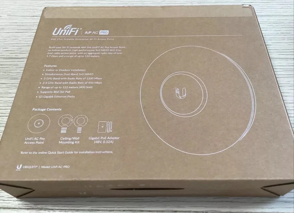 Ubiquiti Networks UniFi AP AC Pro Wi-Fi 802.11ac Access Point NEW - Image 2 of 3