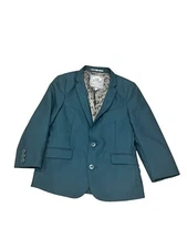 Appaman Kid Boy's  Mod Green Suit Jacket Blazer 7