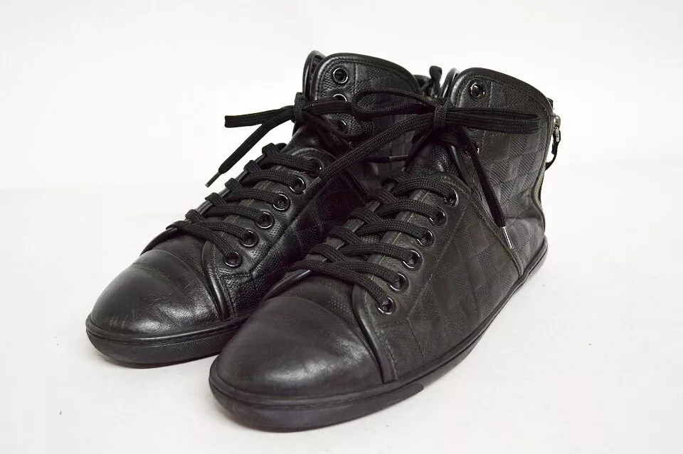 Used AS IS louis vuitton high top sneakers SHOES 6