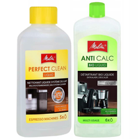 Neu Melitta Reinigungsset Perfect Clean Anticalc Bio 2X250Ml Entkalker