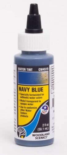 Tinte de agua Woodland Scenics - sistema de agua azul marino CW4519 - Imagen 1 de 1