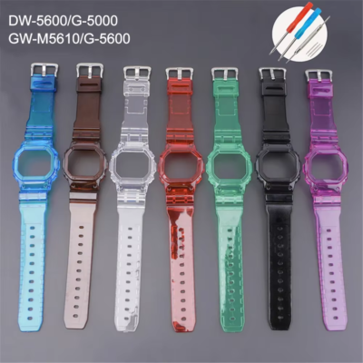 Strap+Case for Casio G-Shock DW-5600/5000 GW-M5610 G-5600 GLX-5600
