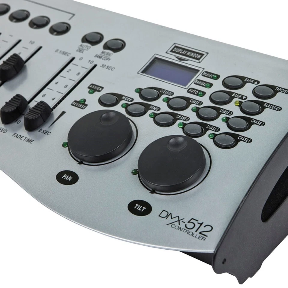 16 Channel DMX-512 Stage Light Controller Console 240 Scenes XLR For DJ Party - Image 4 of 4