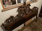 Guilted Cast, Antique 1940’s, Gesso, Hand Crafted Karges, Headboard, Furniture R — photo 2