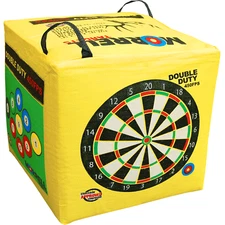 Morrell Double Duty Archery Target Crossbow Compatible | 4 Sided Shooting