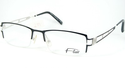 Flair MOD 850 COL 494 BLACK /SILVER /WINE EYEGLASSES GLASSES 52-18-140mm Germany