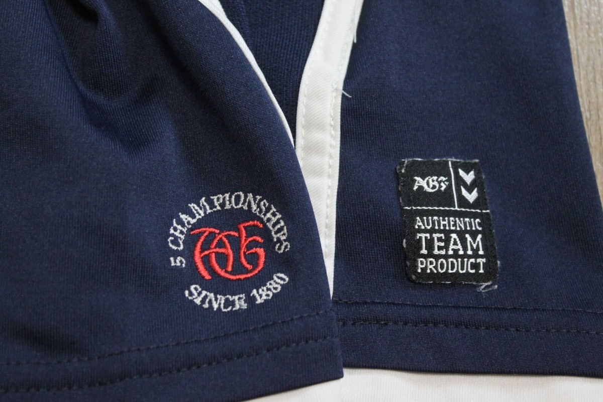 Maillot Hummel AGF Aarhus 2013/2014 Extérieur - Homme Taille S - Bleu (occasion)