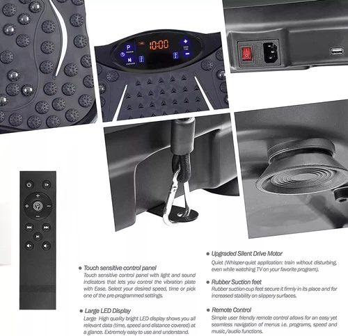 Vibration Plate Exercise Machine Whole Body Workout Lose Weight Fitness Machine - Picture 12 of 15