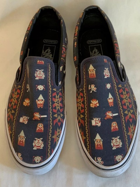 vans nintendo slip on