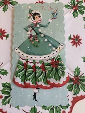 Darling New LuRay  HOLIDAY SUSIE   Hankie Card  Mailable Handkerchief Keepsake 