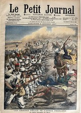 PETIT JOURNAL 1907 N° 881 LEGION ETRANGERE AU MAROC - L'INFANTERIE COLONIALE