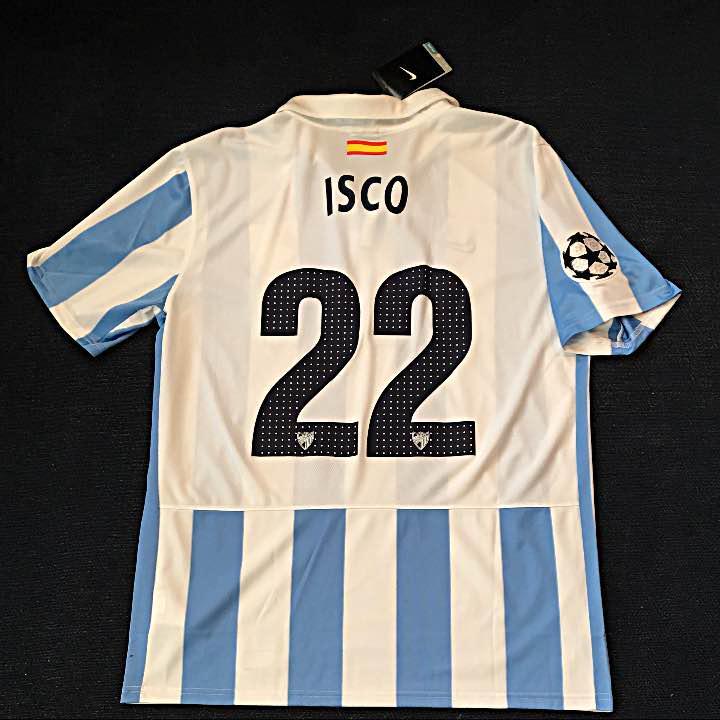 マラガ 12-13 イスコ　新品タグ付き　NIKE ナイキ　ユニフォーム Vintage Isco Malaga 12/13 CL Size L Nike Jersey Original