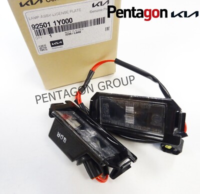 New Genuine Kia Picanto 2011-2017 Rear Number Plate Lamp